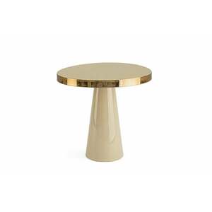 NANDIKA bézs acél lerakóasztal 45x45cm kép