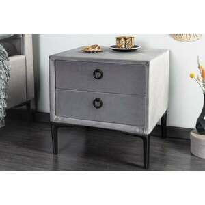 COSMOPOLITE szürke bársony éjjeliszekrény kép