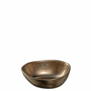 LEONARDO NOLI barna müzlis-leveses tálka 15x11cm kép