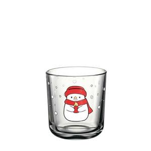 Abalakdísz aranyszínű hóemberekkel kép