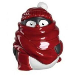 LEONARDO CALDO pingvin figura 8cm sállal kép