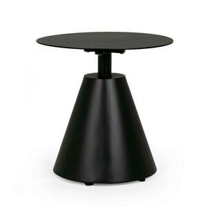 Kerek kis asztal fekete kép