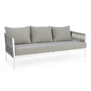 FLORENCIA fehér és szürke kerti kanapé kép