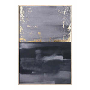 BOLD XI fekete vászon festmény kép
