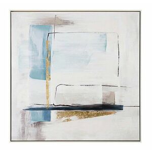 CROWN kék vászon festmény kép