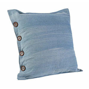 DENIM kék szövet párna kép