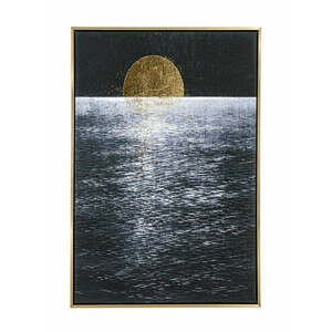 BOLD fekete vászon festmény kép