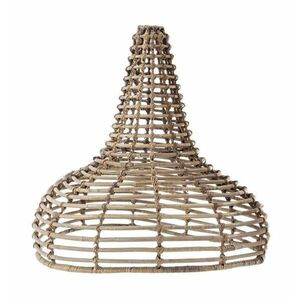 DOSON III barna kubu rattan lámpabúra kép