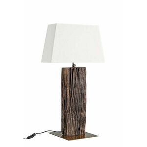 HUGO barna Teakfa asztali lámpa kép