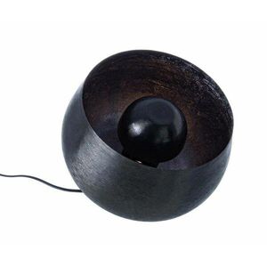 ISHAN fekete acél asztali lámpa kép