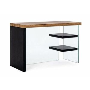 LINE fekete mdf íróasztal 120cm kép