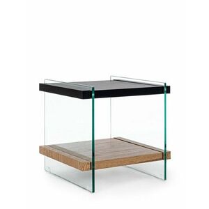 LINE fekete mdf dohányzóasztal 50cm kép