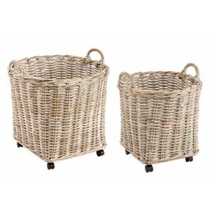 WARNA bézs kubu rattan kosár kép