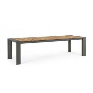 CAMERON szürke teakfa bővíthető étkezőasztal 228-294cm kép