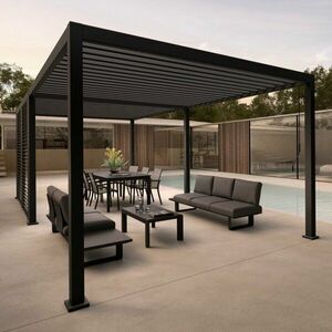 OCEAN antracit pergola 3x4 m kép