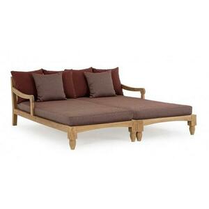 BALI bordó teakfa napozóágy kép