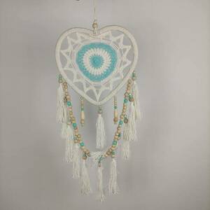 BOHO türkiz rojtos álomfogó 28 cm kép