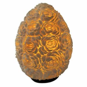 CURHAT kagyló rózsás asztali lámpa kép