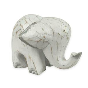 GAYAH fehér elefánt szobor XS kép