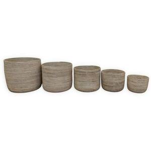 IKAN 5 részes rattan kosár szett kép