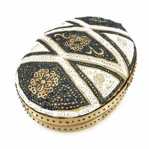 JUNE fekete bambusz tárolódoboz kép