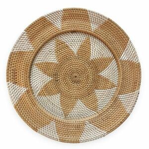 KETUT bézs rattan fali dekoráció kép