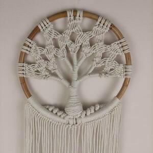POHON makramé életfa fali dekoráció 30 cm kép
