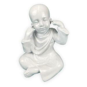 SAGE fehér 3 részes Buddha szobor szett kép