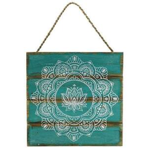 SAKLAR türkiz fa tábla kép