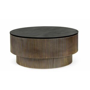 VIRAT arany és fekete dohányzóasztal kép