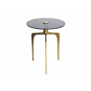 ABSTRACT arany alumínium dohányzóasztal 55cm kép