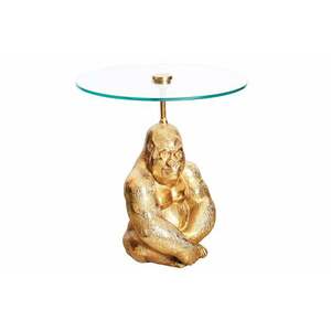 KONG arany alumínium dohányzóasztal 45cm kép