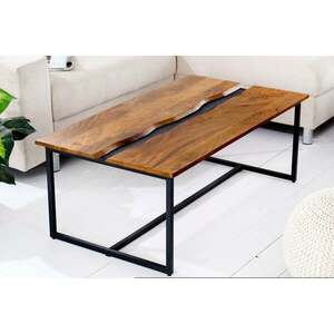 AMAZONAS barna mangófa dohányzóasztal 110cm kép