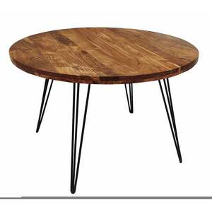 SCORPION barna akácfa étkezőasztal 120cm kép