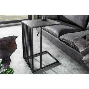 ARCHITECTURE fekete márvány mintázatú dohányzóasztal 60cm kép