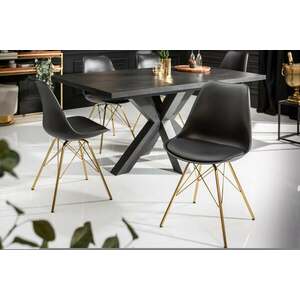 SCANDINAVIA fekete műbőr-műanyag szék kép