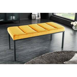 BOUTIQUE mustársárga ülőpad 80cm kép