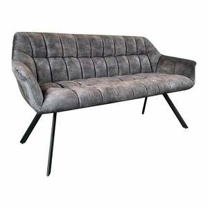 PAPILLON szürke bársony ülőpad 165cm kép