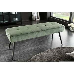 BOUTIQUE zöld kordbársony ülőke 100cm kép