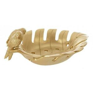 COLIBRI arany levél dekoráció 31x21cm kép