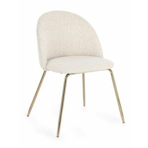 TANYA boucle fehér étkezőszék kép