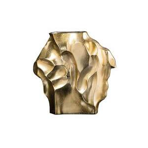 LIQUID arany váza 25cm kép