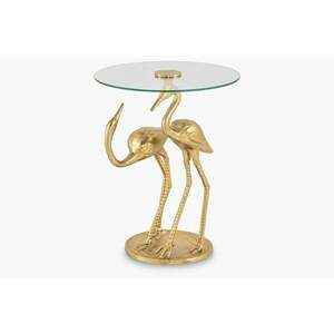 WILDLIFE CRANE arany lerakóasztal 55cm kép