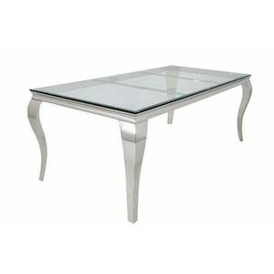 MODERN BAROCK BARRACUDA króm étkezőasztal 200cm kép