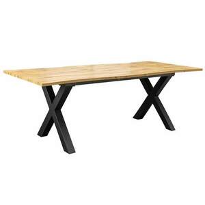 WILD barna tölgyhatású bővíthető étkezőasztal 180-220cm kép
