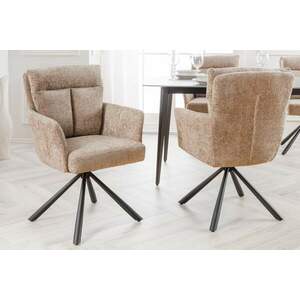 BIG GEORGE pezsgőszürke szövet forgószék kép