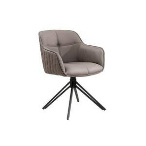 EUPHORIA taupe bőr forgószék kép