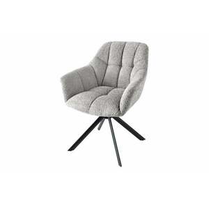 PAPILLON szürke bouclé forgószék kép