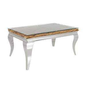 MODERN BAROCK BARRACUDA króm dohányzóasztal kép