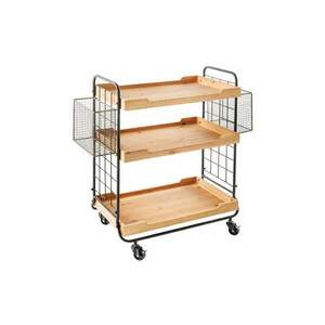 SEVEN SEAS fenyőfa zsúrkocsi levehető tálcákkal kép